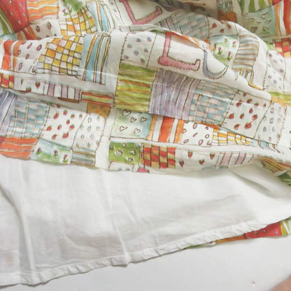 ファミリーアフェアーズ Odile Dress Love Print コットンワンピース