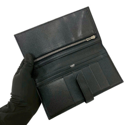 エルメス ベアン エプソン レザー 長財布