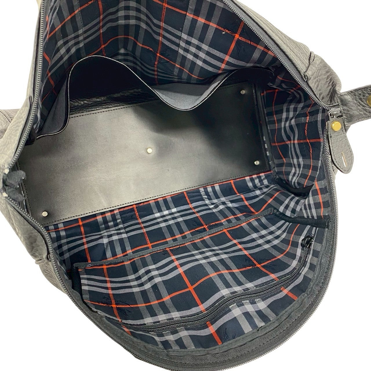 バーバリー レザーボストンバッグ