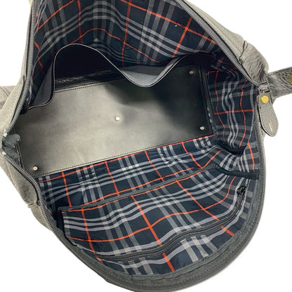 バーバリー レザーボストンバッグ