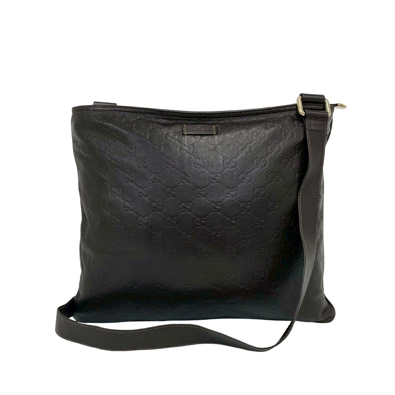 グッチ グッチシマ レザーショルダーバッグ