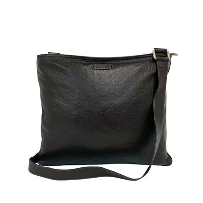 グッチ グッチシマ レザーショルダーバッグ