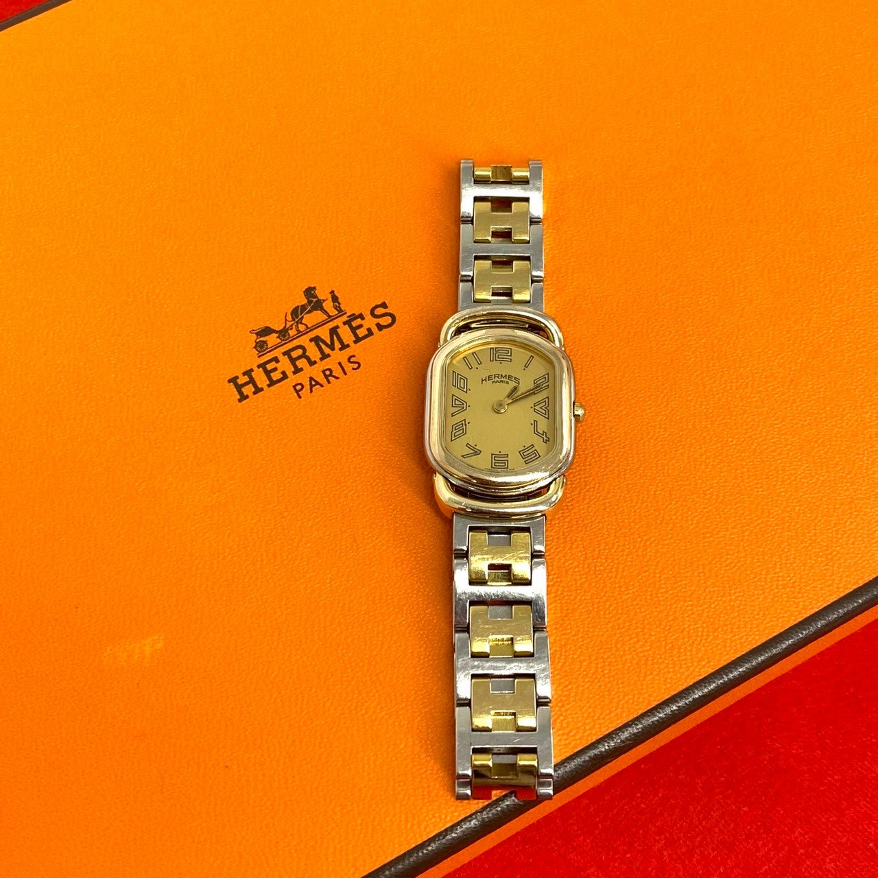 エルメス ラリー ステンレス 腕時計