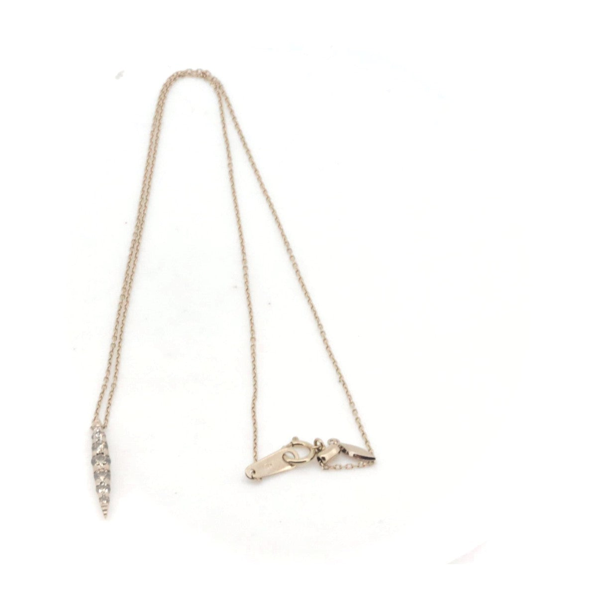 カシケイ ネイキッド K18BG ダイヤモンド ネックレス