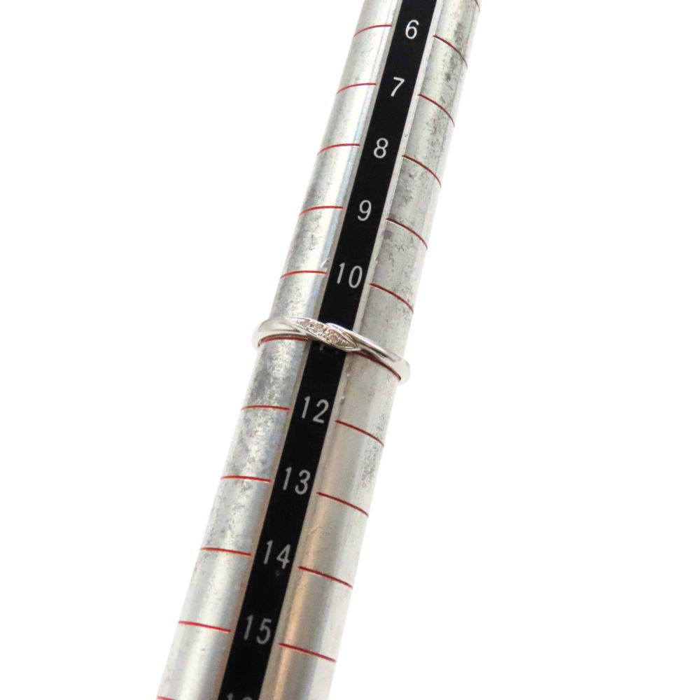 スター ジュエリー K10 ホワイト ゴールド ダイヤモンド リング