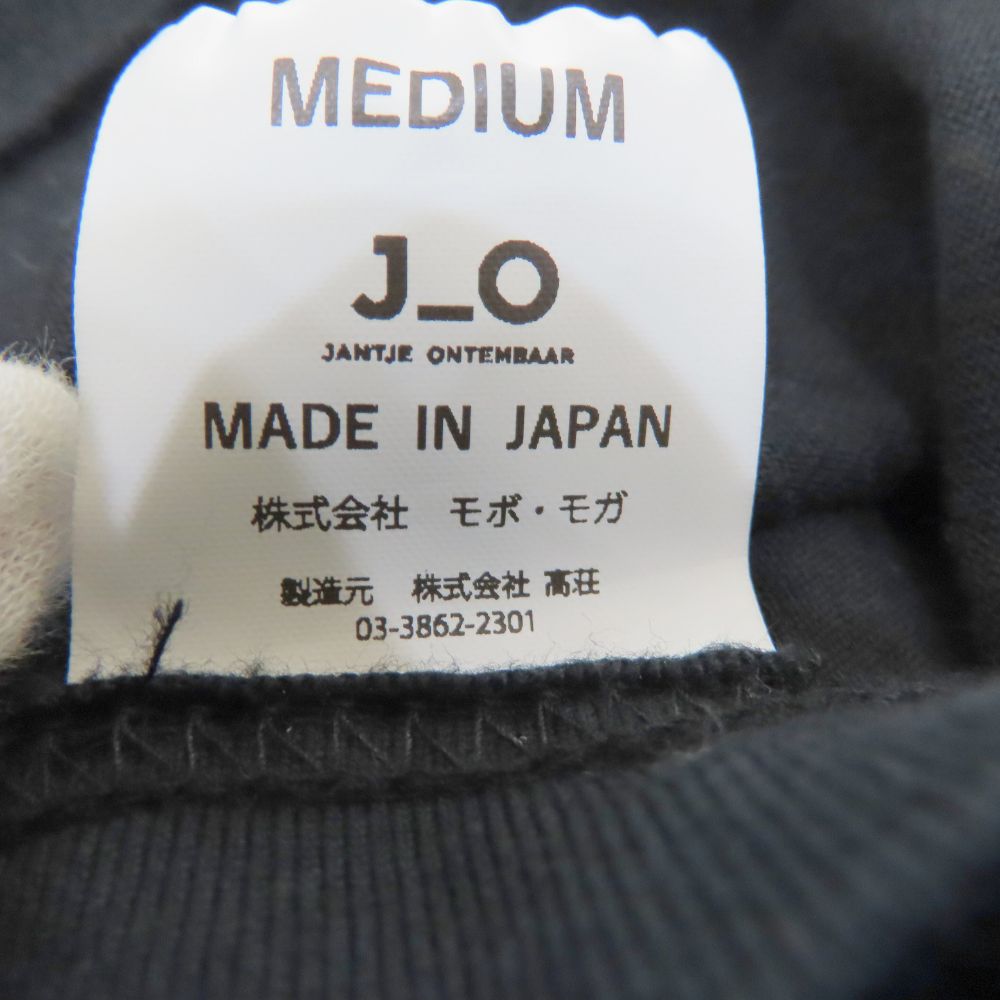 JANTJE ONTEMBAAR J_O オリジナル モノグラム コットン Tシャツ