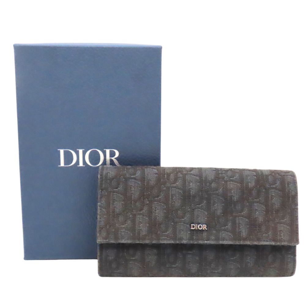 ディオール ロング ラップ ウォレット ジャカード