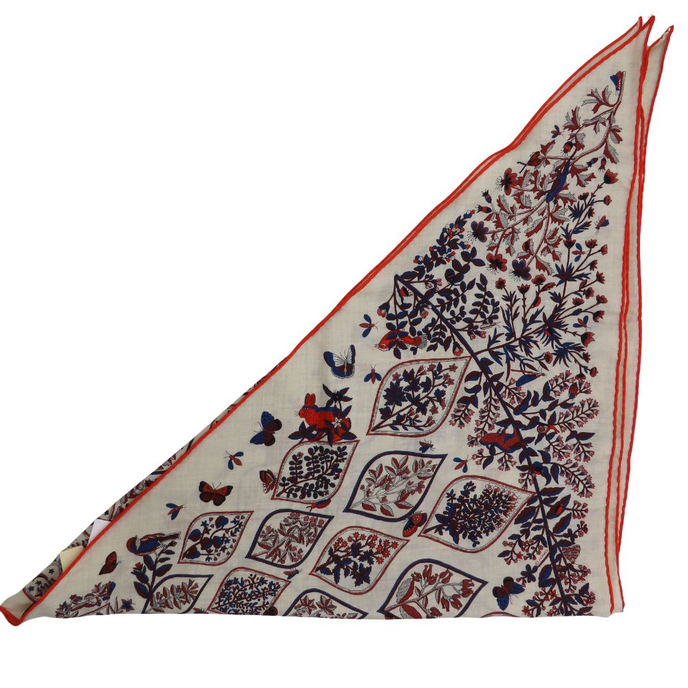 エルメス トライアングル ジアン カシミア シルク 大判 スカーフ