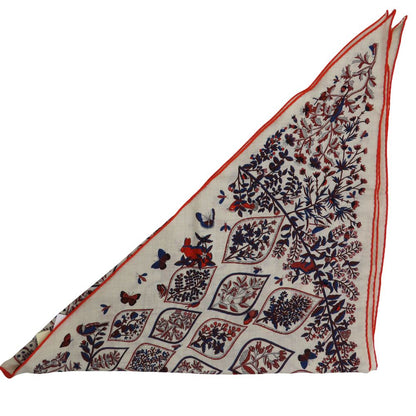 エルメス トライアングル ジアン カシミア シルク 大判 スカーフ
