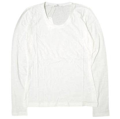 white label by noblesse oblige Uネック コットンTシャツ