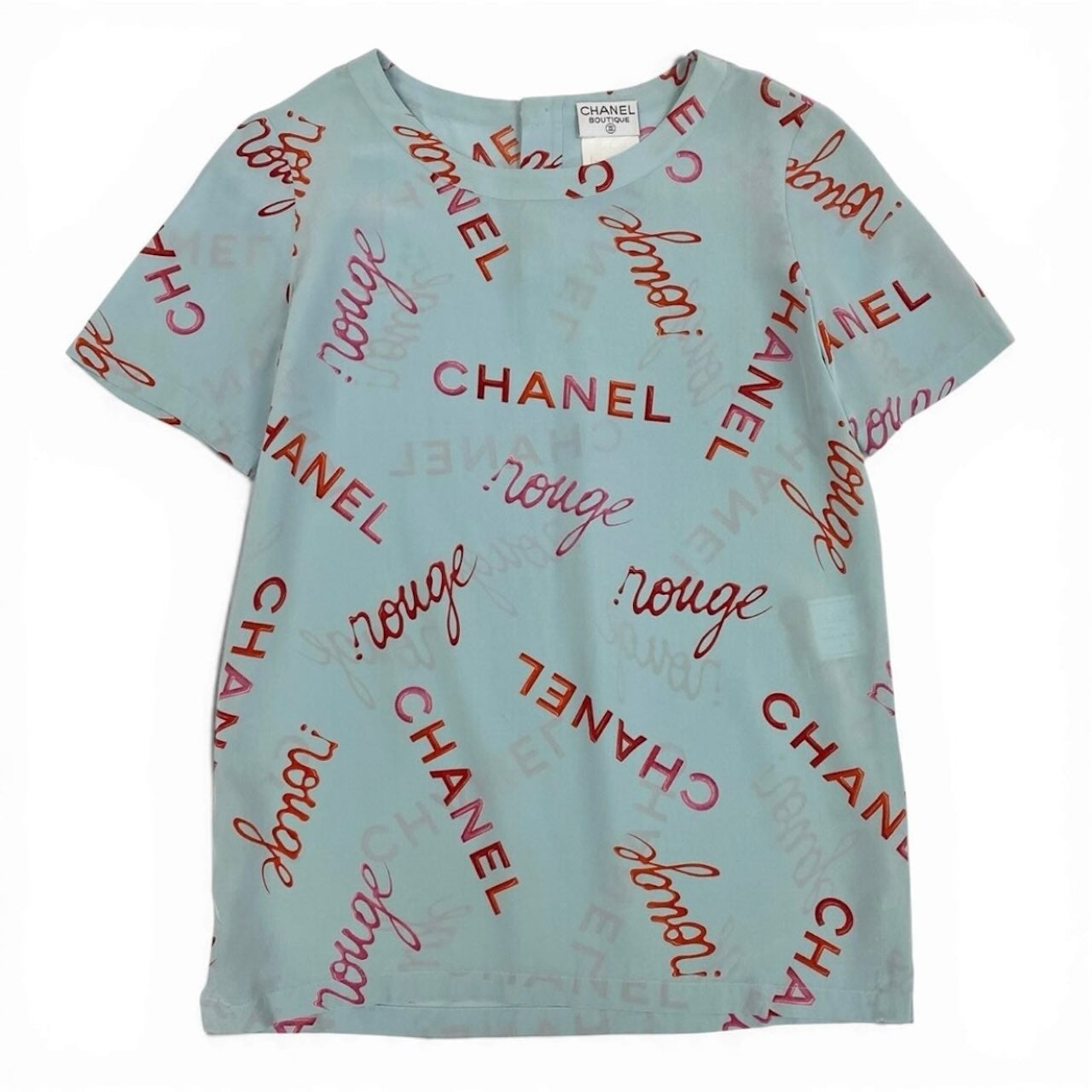 シャネル シルク半袖Tシャツ