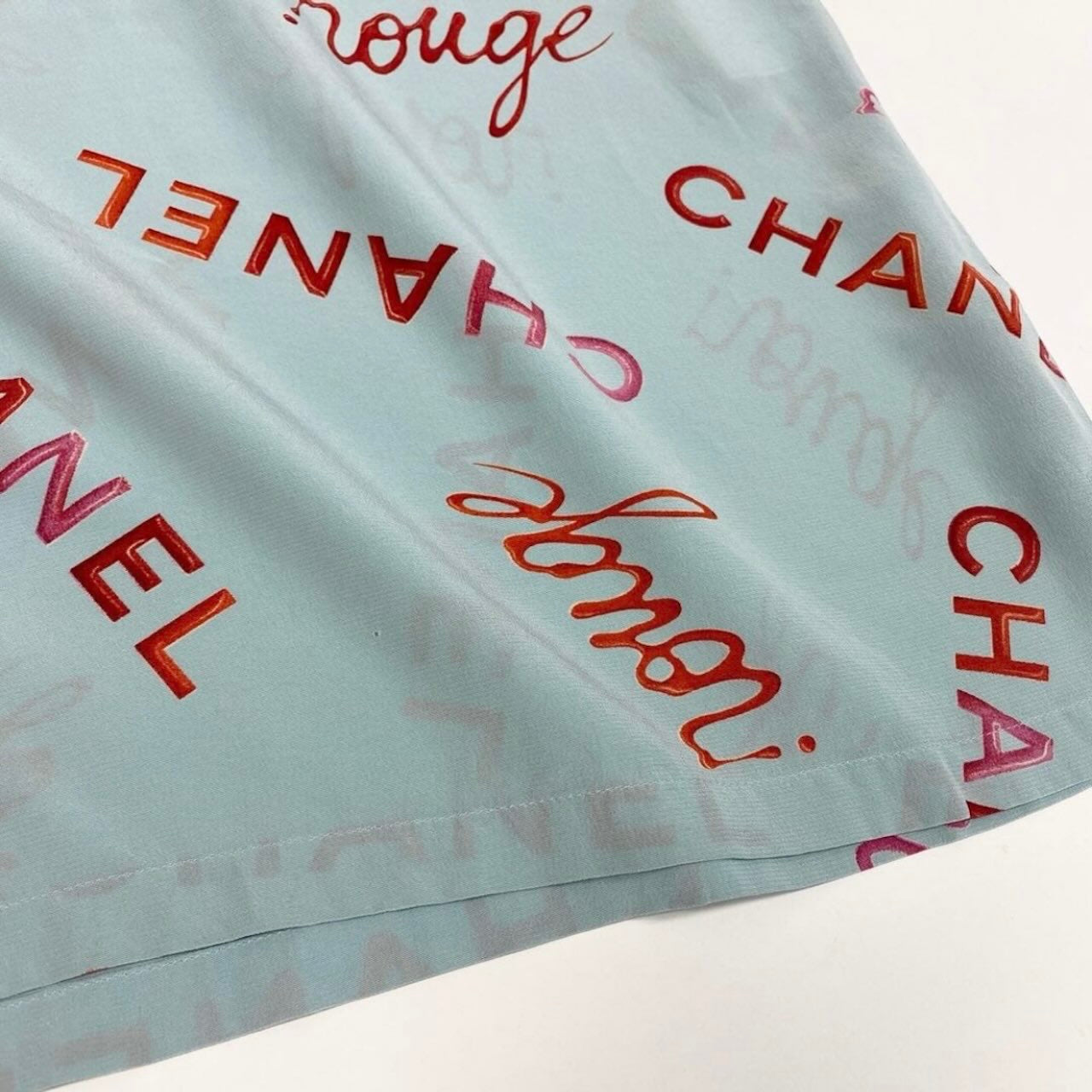シャネル シルク半袖Tシャツ