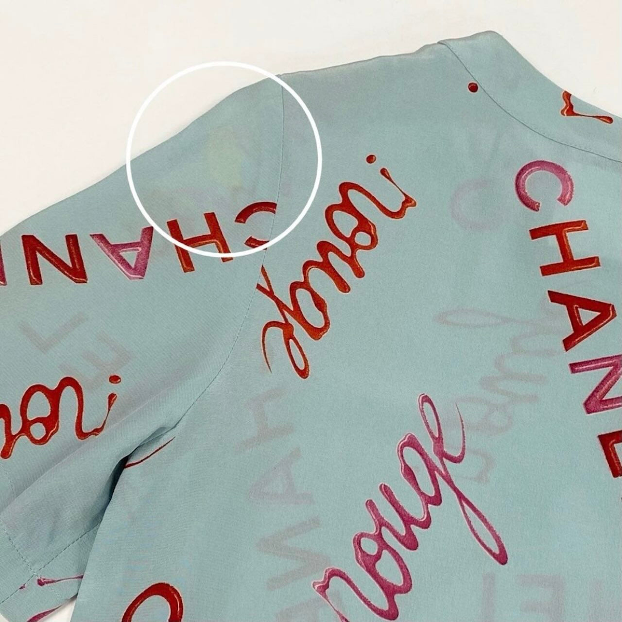 シャネル シルク半袖Tシャツ