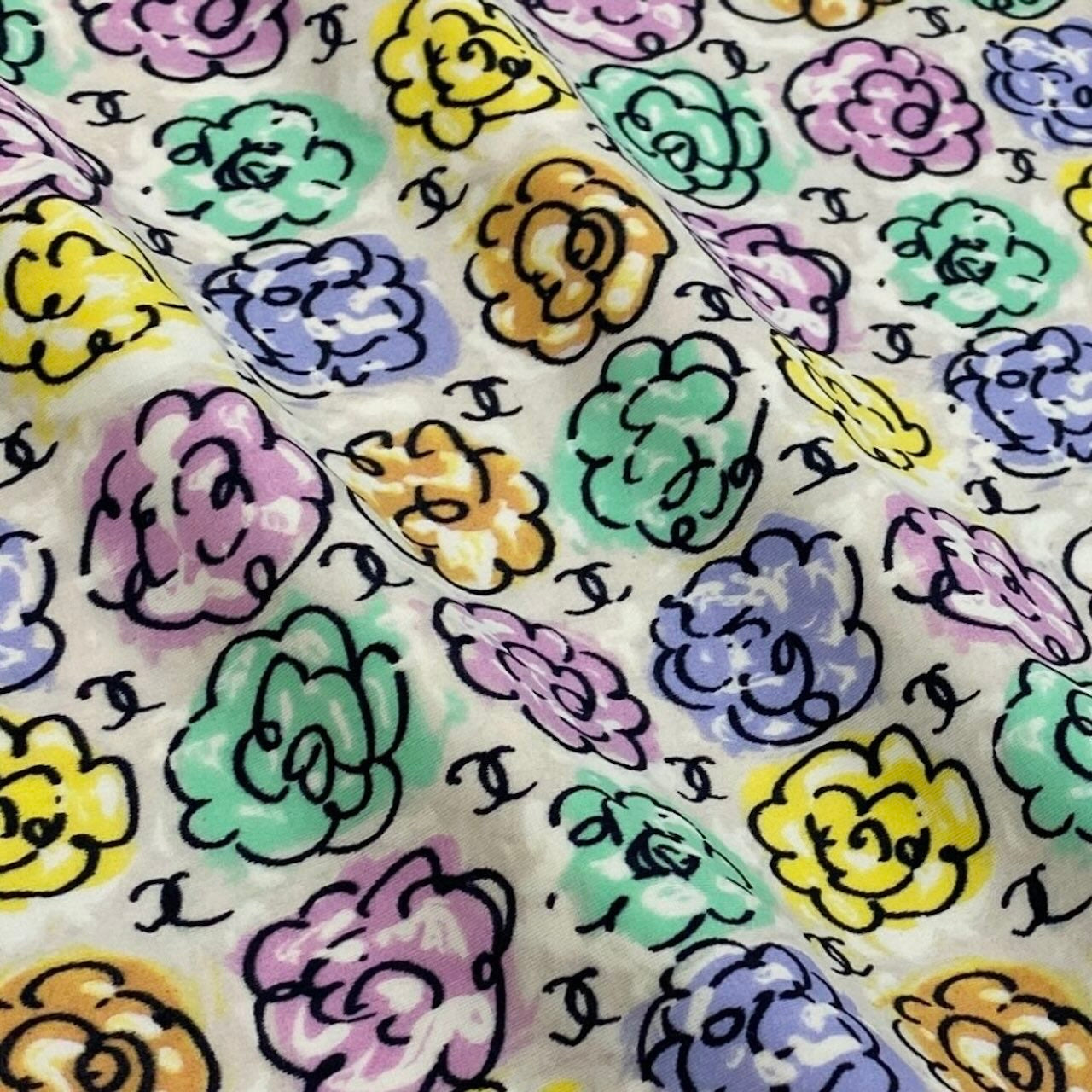 シャネル ポリアミド ポリウレタン 半袖Tシャツ