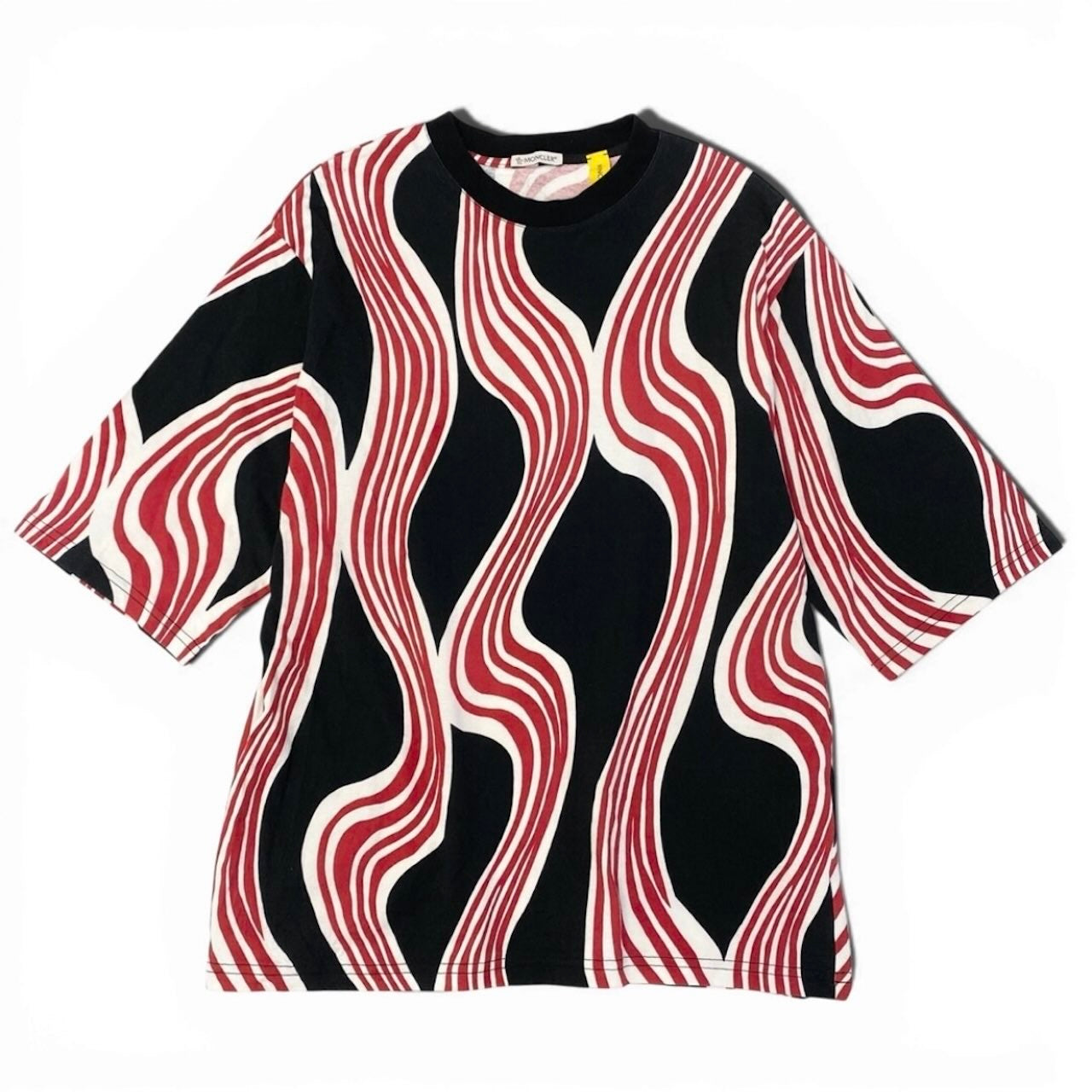 モンクレール JW Anderson ALL OVER PRINT コットン 半袖Tシャツ