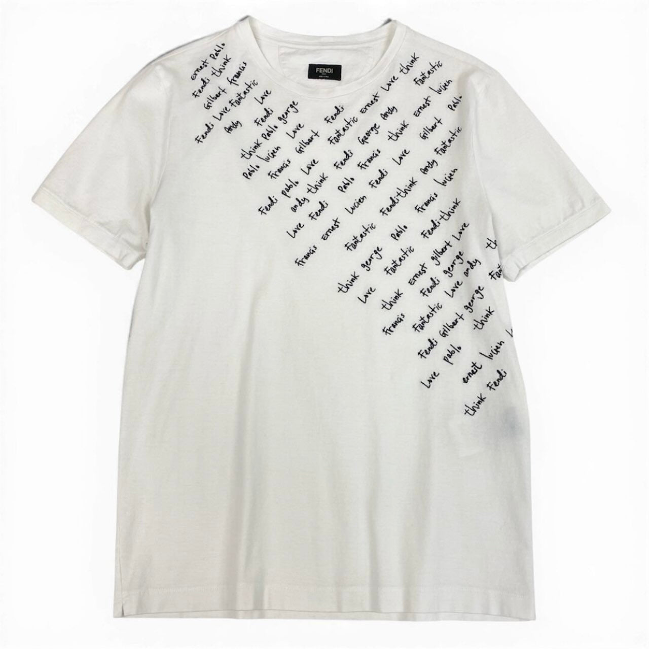 フェンディ コットン 半袖Tシャツ