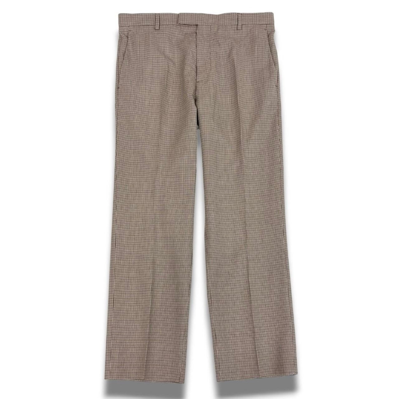 グッチ 千鳥格ウールスラックス