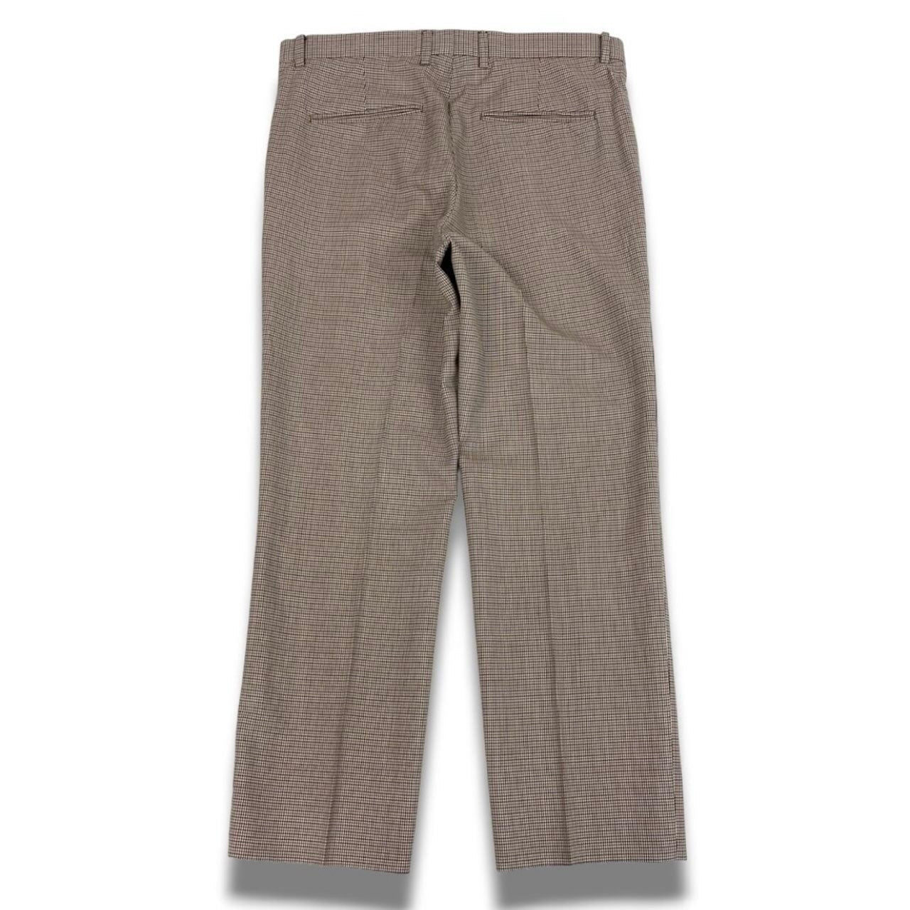 グッチ 千鳥格ウールスラックス