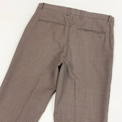 グッチ 千鳥格ウールスラックス