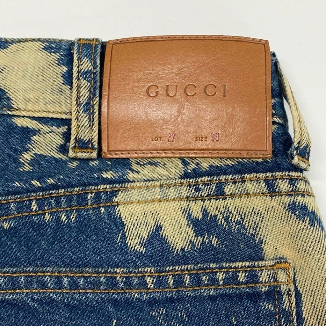 グッチ コットンデニムパンツ