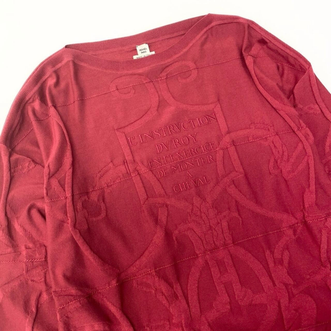 エルメス L’INSTRVCTION シルク混ニット