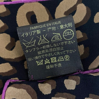 ルイヴィトン レオパード シルクスカーフ