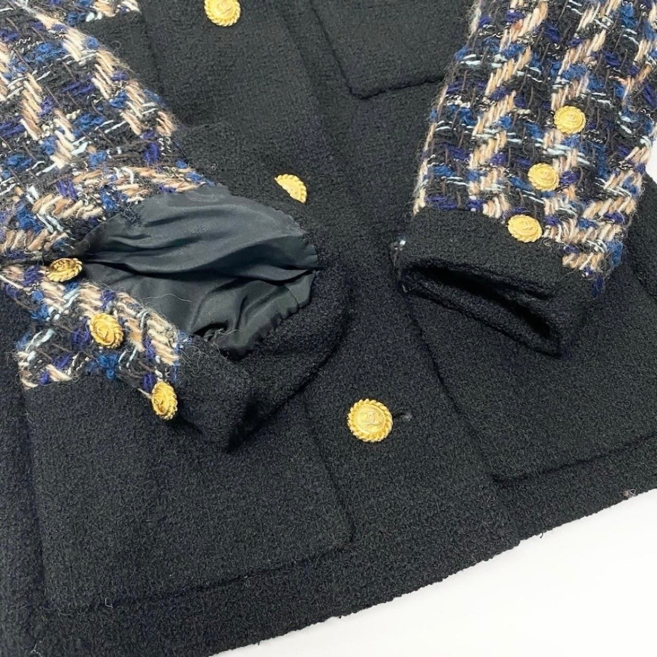 シャネル ウールアクリルセットアップ