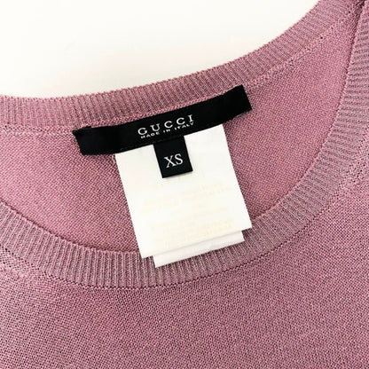 グッチ グリッターニット半袖セーター