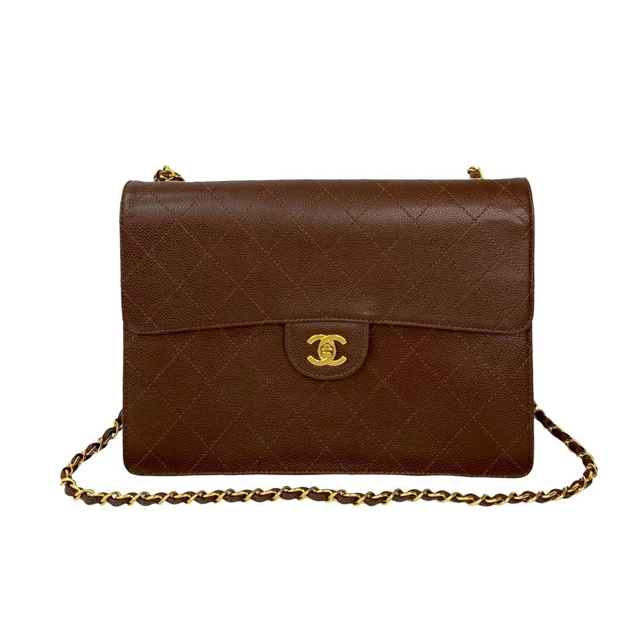 シャネル マトラッセ キャビアスキン ショルダーバッグ