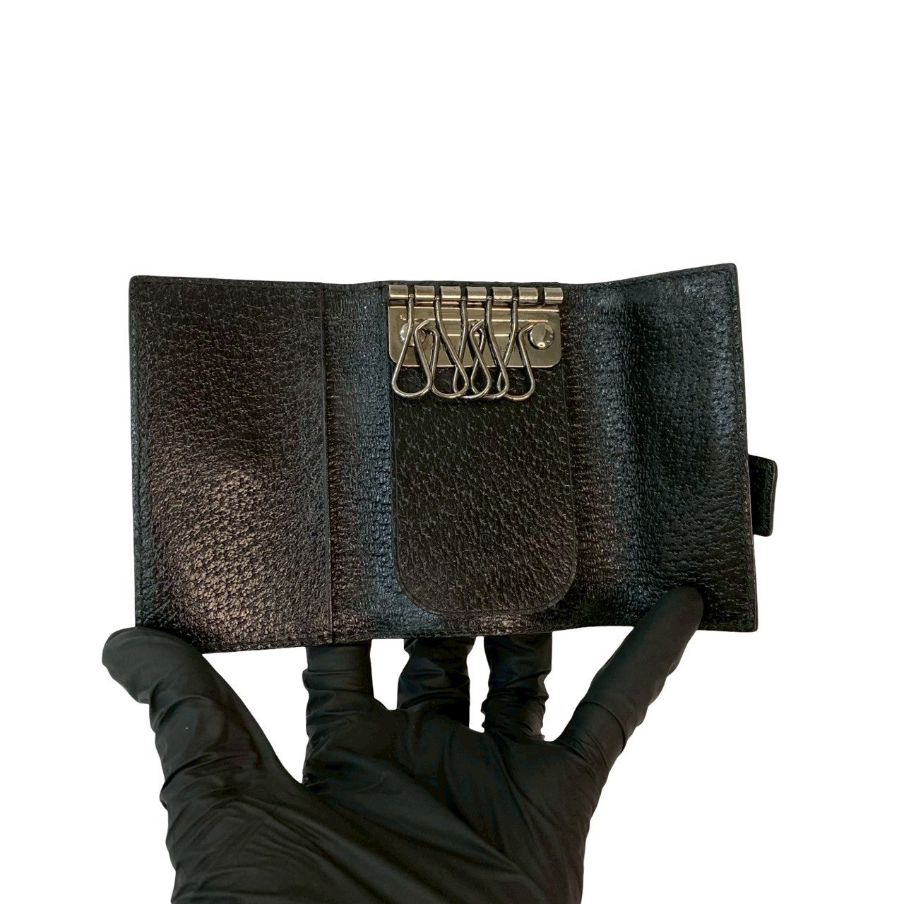 グッチ レザー ナイロン キーケース