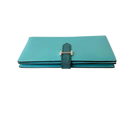 エルメス ベアン スフレ リザード タデラクト 長財布