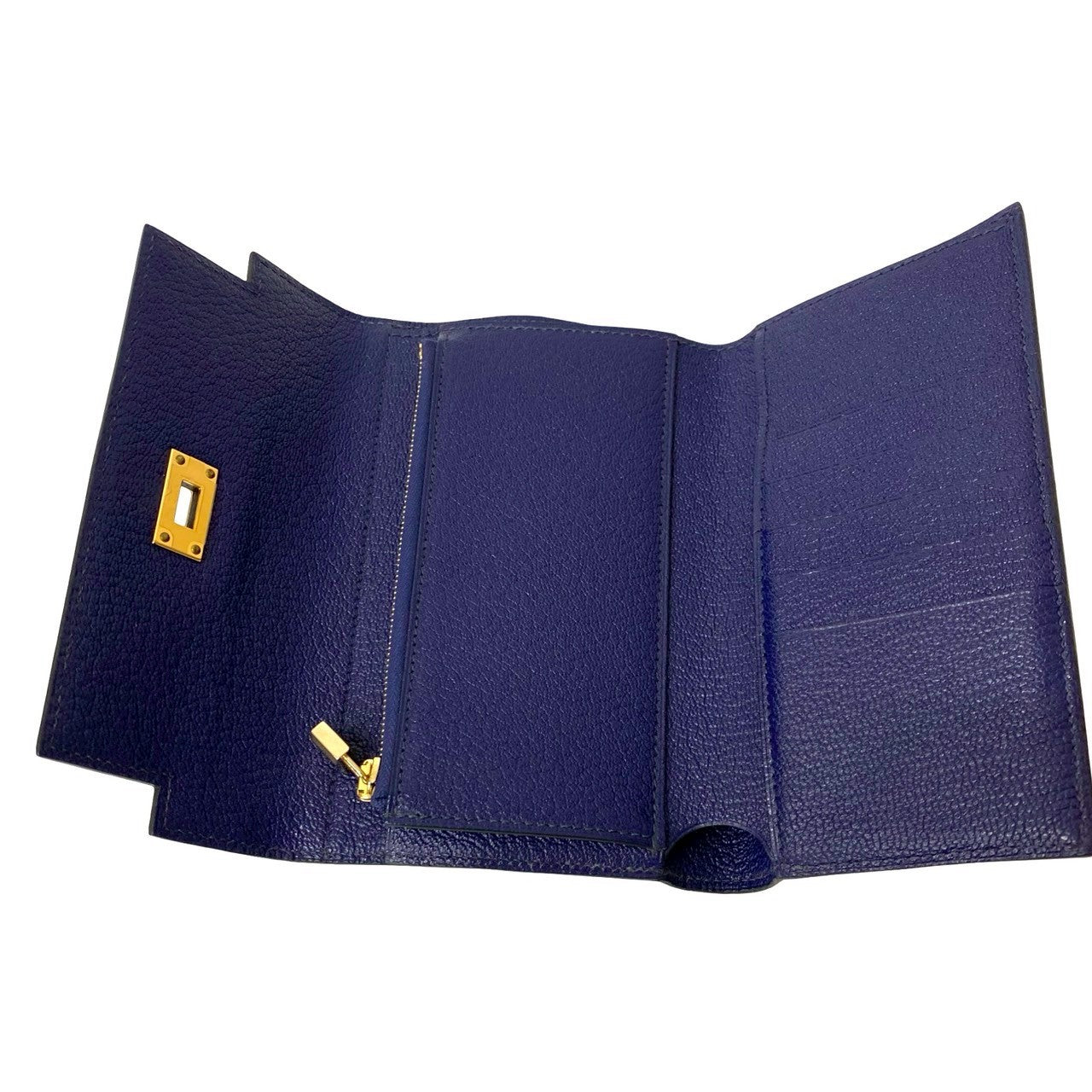 エルメス ケリー ウォレット シェーブル レザー