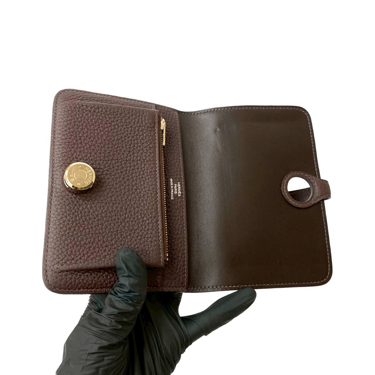 エルメス ドゴン コンパクト トゴ レザー ウォレット