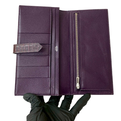 エルメス ベアン スフレ アリゲーター ウォレット