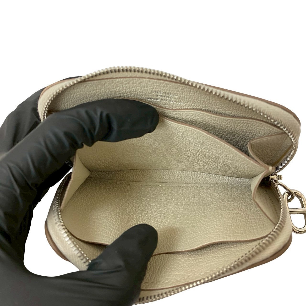 エルメス ジップ アンド ゴー レザー コイン カード ケース