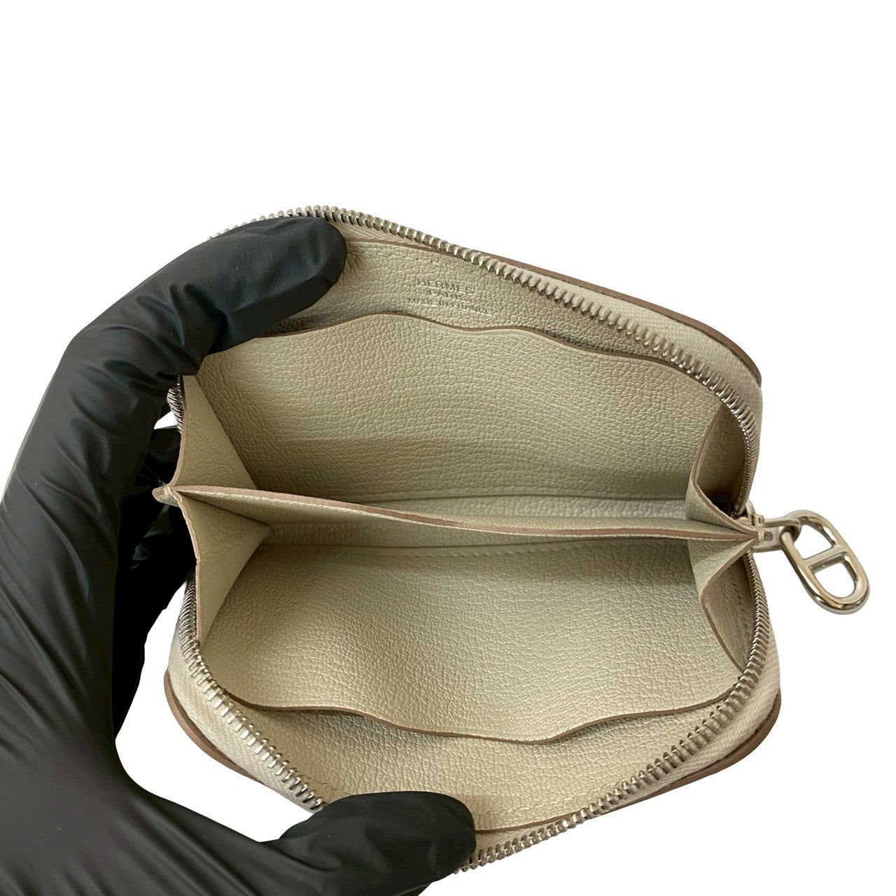 エルメス ジップ アンド ゴー レザー コイン カード ケース