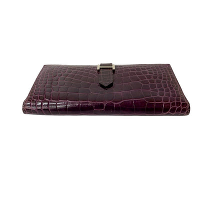 エルメス ベアン スフレ アリゲーター ウォレット