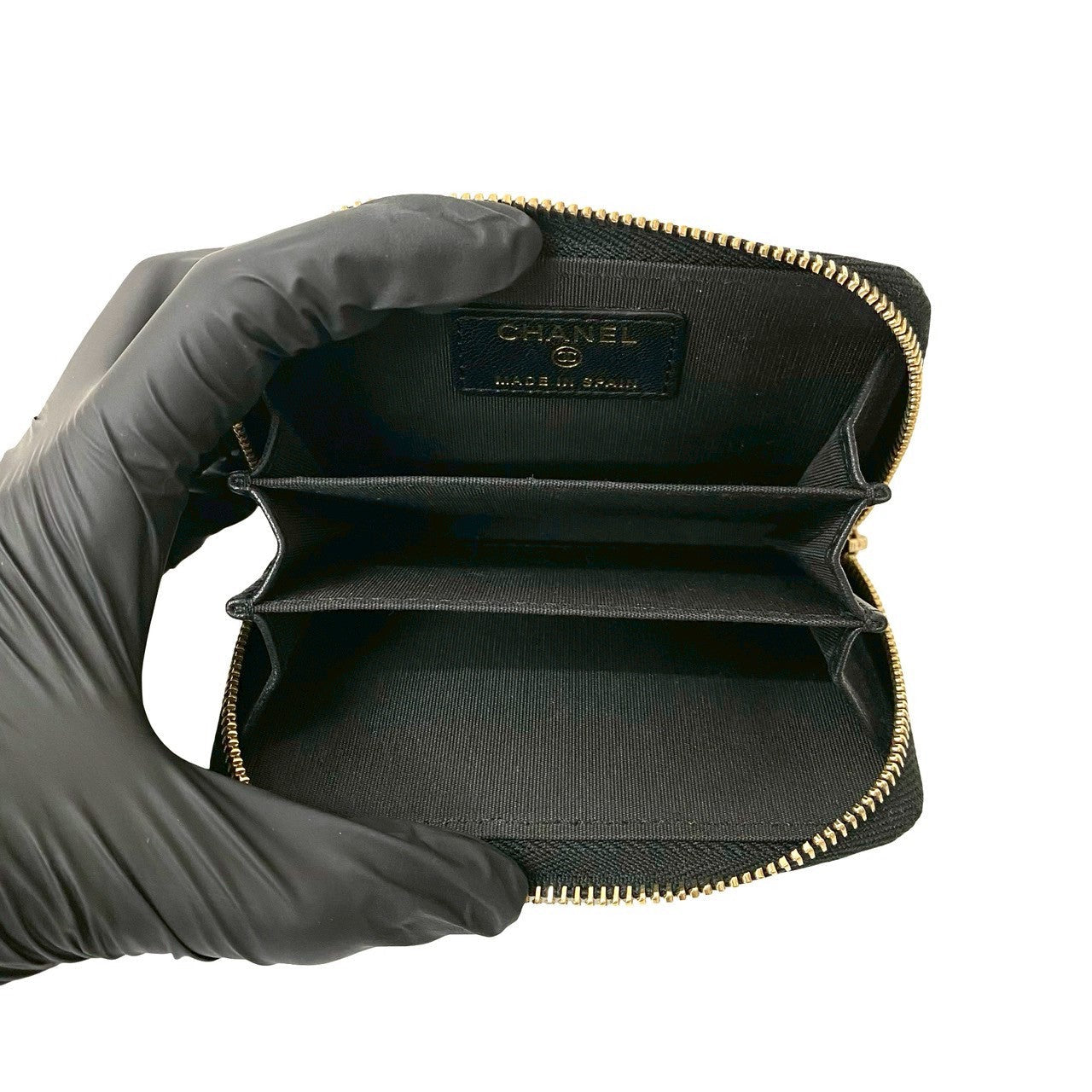 シャネル マドモアゼル ラムスキン コインケース