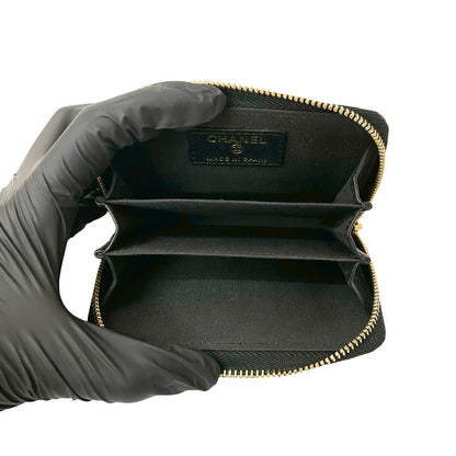 シャネル マドモアゼル ラムスキン コインケース