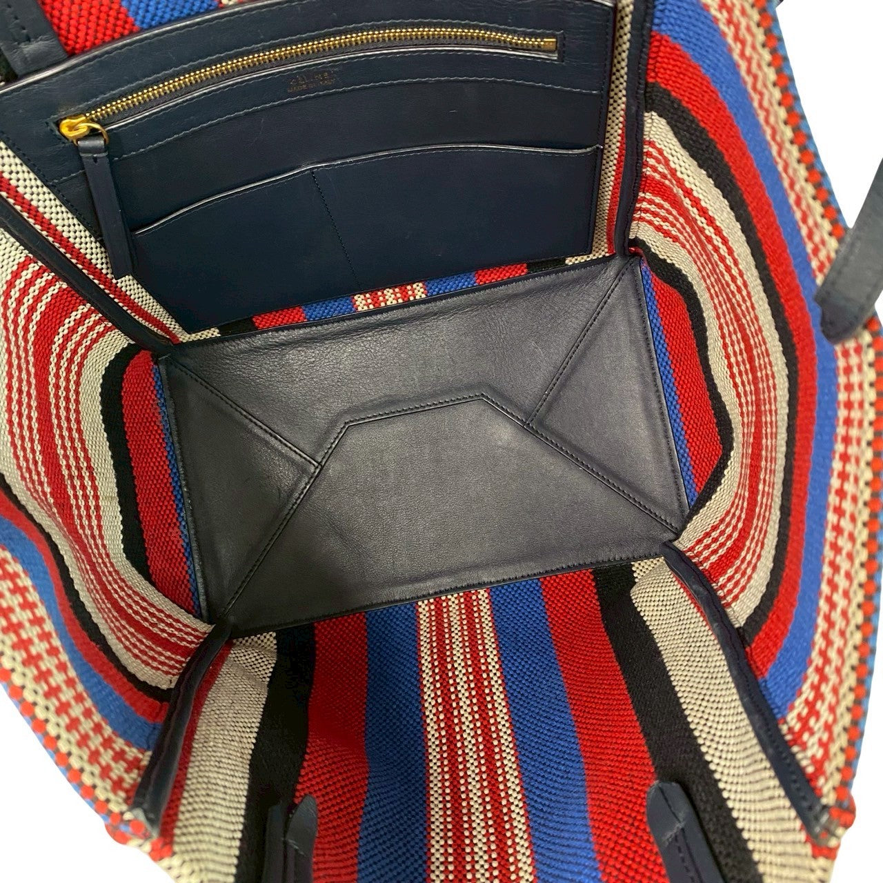 セリーヌ カバ ファントム キャンバス レザー 2WAY バッグ