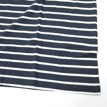 RANDT Logo S S Stripe コットンポリエステルTシャツ