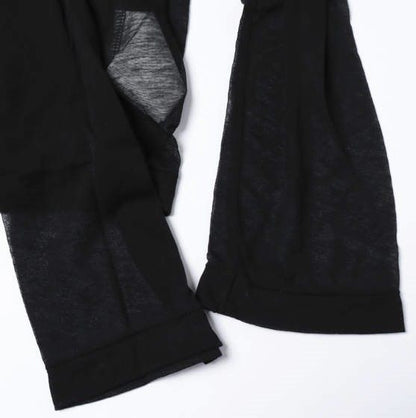 シーオール SHEER LAYERED POLO コットントップス