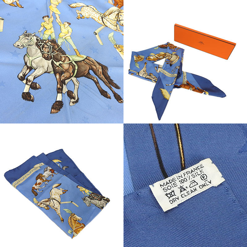エルメス シルク スカーフ カレ 90 EN PISTE