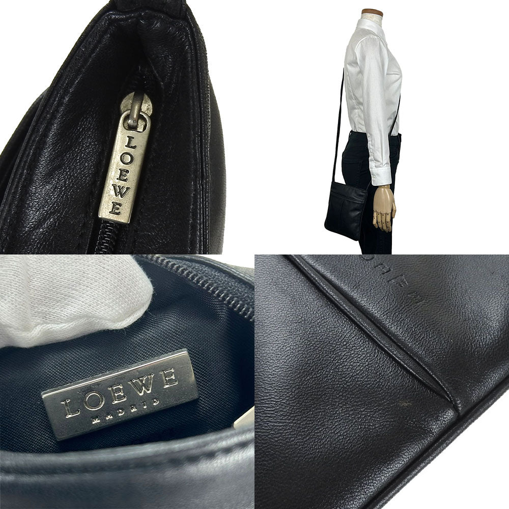 ロエベ レザー ミニショルダーバッグ