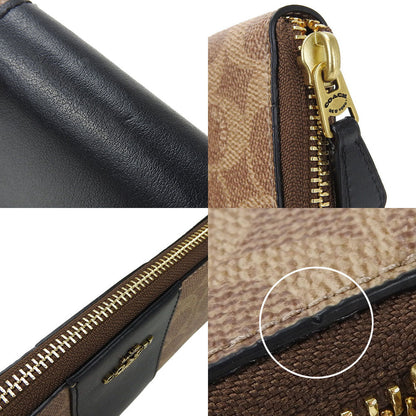 コーチ シグネチャー PVC レザー 長財布