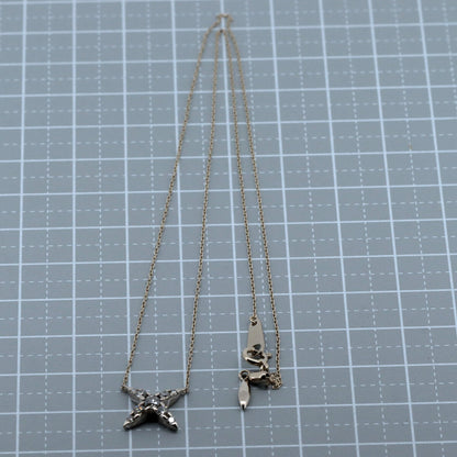 カシケイ ネイキッド K18BG ダイヤモンド ネックレス