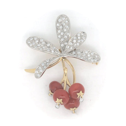 Nobuko Ishikawa Au750/PT900 ジュエリー 2way ブローチ ペンダント