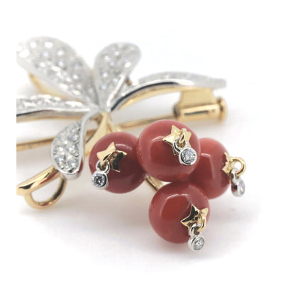 Nobuko Ishikawa Au750/PT900 ジュエリー 2way ブローチ ペンダント