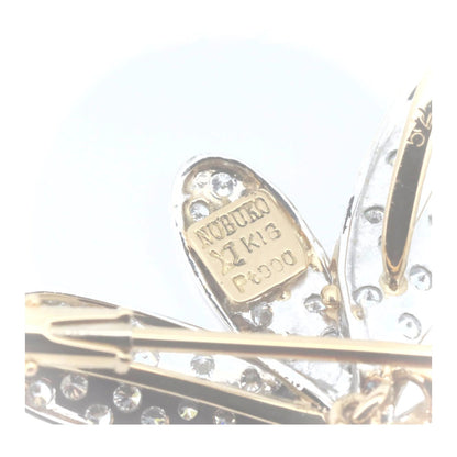 Nobuko Ishikawa Au750/PT900 ジュエリー 2way ブローチ ペンダント