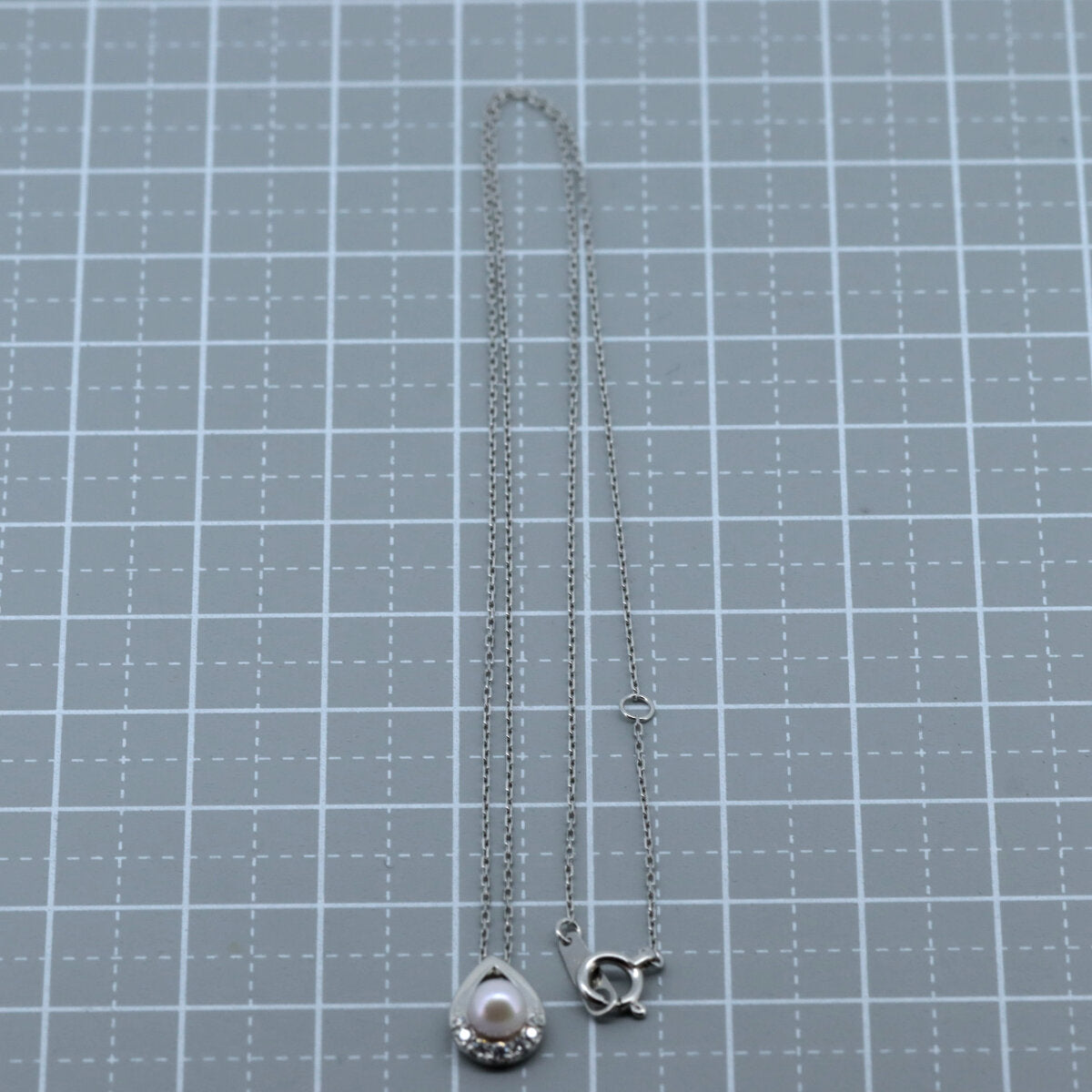 ヴァンドーム青山 PT950 PT850 パールダイヤモンドネックレス